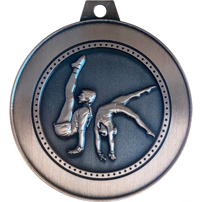 JC EXCLUSIVE MALE/FEMALE GYMNASTIC MEDAL 60MM (BRONZE)
